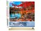 Figured'Art Paint by Numbers Kit for Adults River and Autumn Forest 16"x20" - Craft Art Painting Rolled Canvas with DIY wooden frame